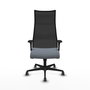 Piqueras y Crespo Chaise de Bureau Albacete Gris et Noir