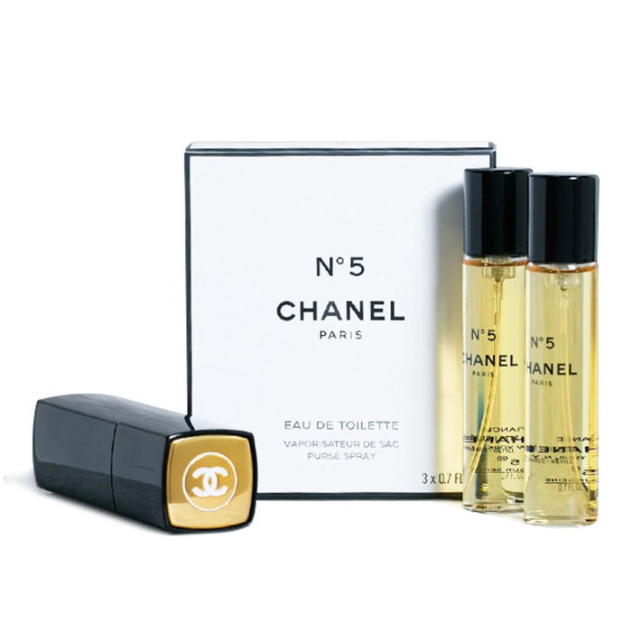 Chanel Nº 5 eau de toilette vaporisateur twist & spray 3 x 20 ml