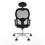 Piqueras y Crespo Chaise de Bureau 1D086N1 Noir