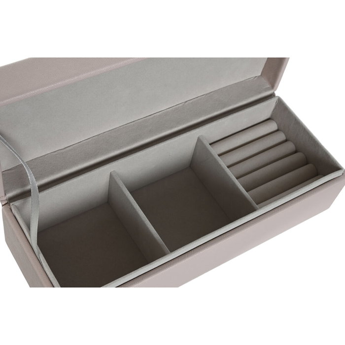 Boîte à bijoux Home ESPRIT Rose clair 28,5 x 12,5 x 5,5 cm Boîte à bijoux Home ESPRIT Rose clair 28,5 x 12,5 x 5,5 cm