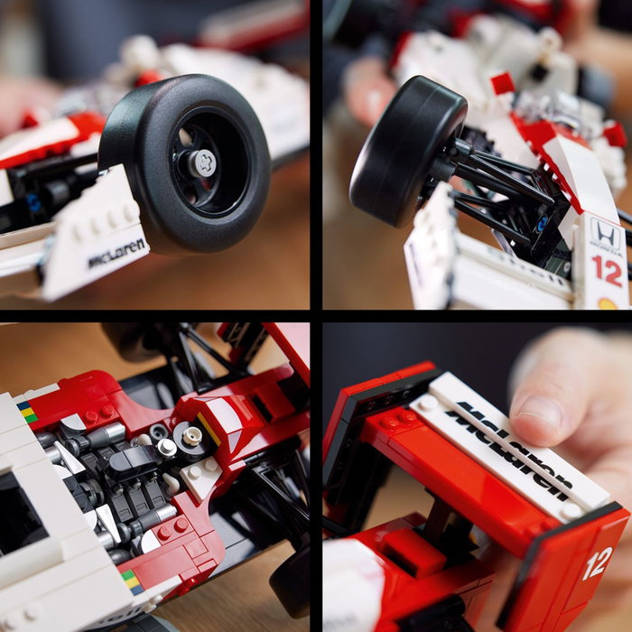 LEGO Icons McLaren MP4/4 et Ayrton Senna, Modèle de Voiture Réduit LEGO Icons McLaren MP4/4 et Ayrton Senna, Modèle de Voiture Réduit