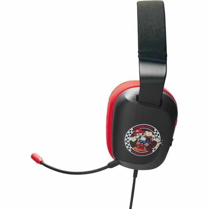PowerA Casque stéréo filaire Mario Kart pour Nintendo Switch, rouge vif