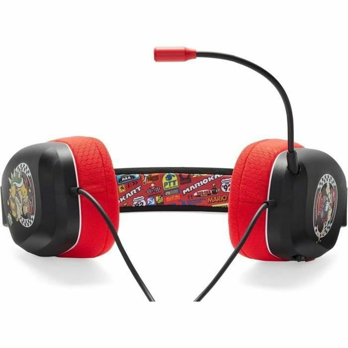 PowerA Casque stéréo filaire Mario Kart pour Nintendo Switch, rouge vif