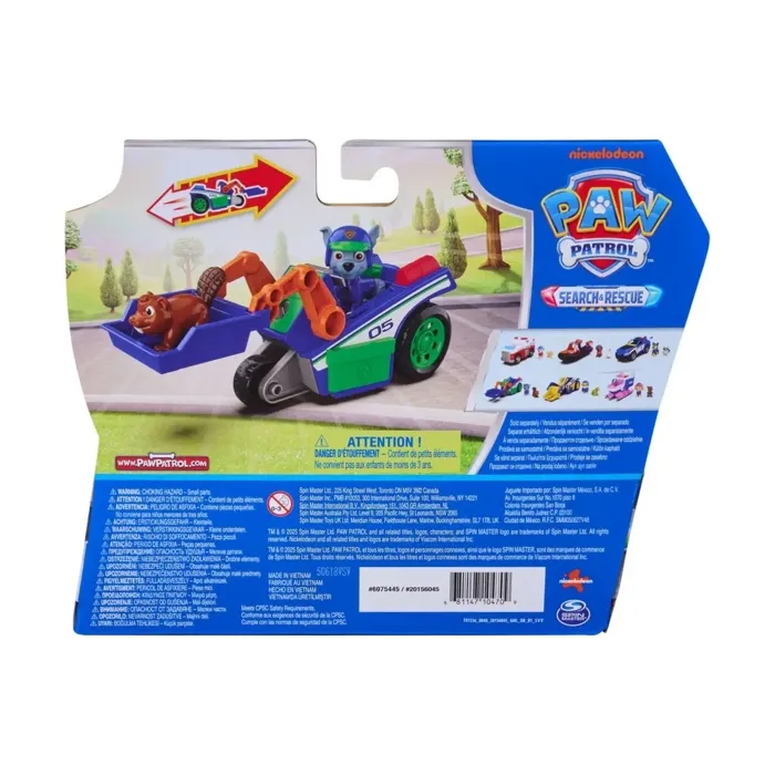 Spin Master Véhicule et Figurine Search & Rescue Rocky La Pat' Patrouille