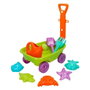 Colorbaby Set de jouets de plage avec chariot de 40 cm et 9 accessoires