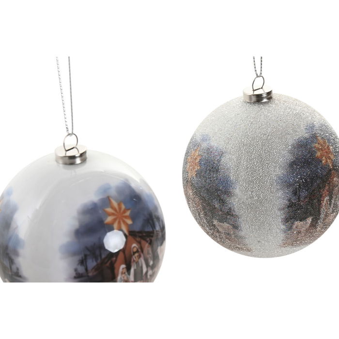 Boules de Noël Home ESPRIT Multicouleur PVC (14 Pièces)