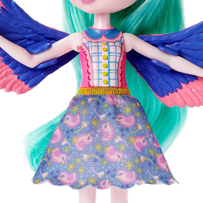 Mattel Enchantimals City Tails - Poupee Filia Finch avec son oiseau Tropic et un bébé perroquet, figurine pour enfant +4 ans Mattel Enchantimals City Tails - Poupee Filia Finch avec son oiseau Tropic et un bébé perroquet, figurine pour enfant +4 ans