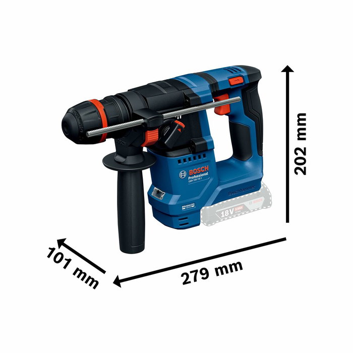 Bosch GBH 18V-18 X Perforateur sans fil 18V avec batterie 2Ah Bosch GBH 18V-18 X Perforateur sans fil 18V avec batterie 2Ah