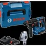 Bosch GBH 18V-18 X Perforateur sans fil 18V 2Ah avec KickBack Control et mandrin ONECHUCK pour béton, bois et métal