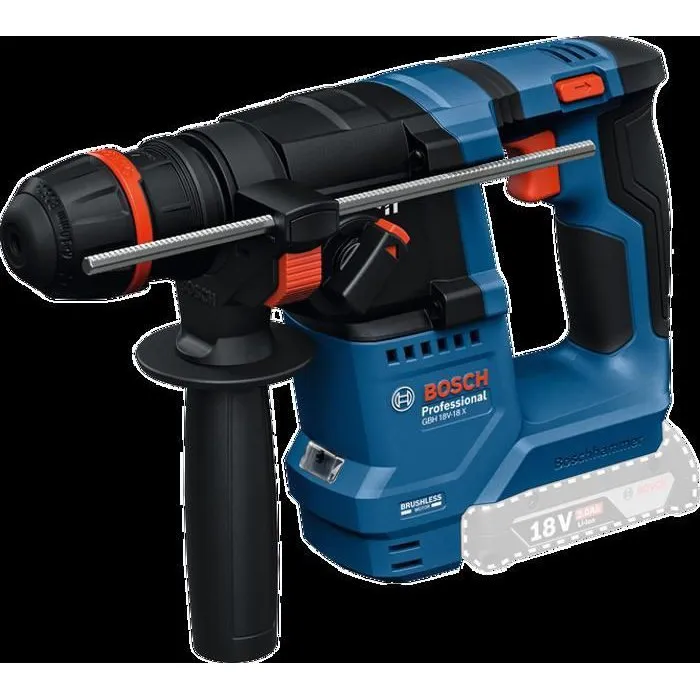 Bosch GBH 18V-18 X Perforateur sans fil 18V 2Ah avec KickBack Control et mandrin ONECHUCK pour béton, bois et métal Bosch GBH 18V-18 X Perforateur sans fil 18V 2Ah avec KickBack Control et mandrin ONECHUCK pour béton, bois et métal