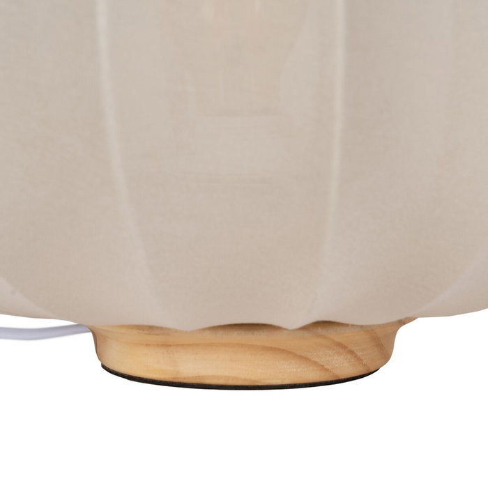 BigBuy Home Lampe de bureau Beige Naturel BigBuy Home Lampe de bureau Beige Naturel