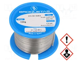 BROQUETAS Étain Sn60Pb40 1,2 mm 100 g