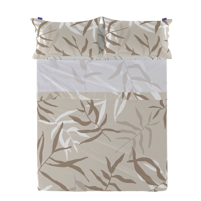 Drap HappyFriday Blanc Maple Multicouleur 260 x 270 cm Drap HappyFriday Blanc Maple Multicouleur 260 x 270 cm