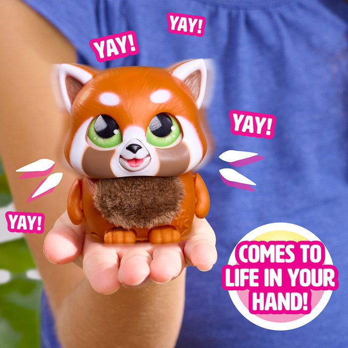 JUST PLAY FurReal Handfuls Shy le Panda Roux interactif JUST PLAY FurReal Handfuls Shy le Panda Roux interactif