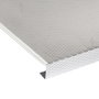Emuca Protecteur de fond pour meuble de cuisine, 16mm, module 800mm, 768x580mm, Plastique et Aluminium, Aluminium naturel