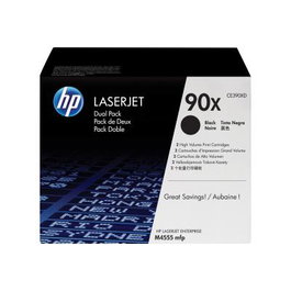 HP 90X CE390XD Pack de 2 Cartouches de Toner Noir