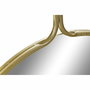 Miroir mural DKD Home Decor Doré 72 x 2 x 91,5 cm