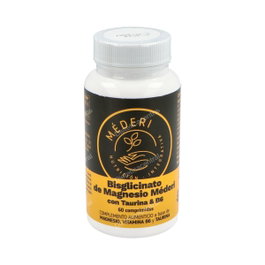 MEDERI NUTRICION INTEGRATIVA Bisglycinate de Magnésium avec Taurine et Vitamine B6, 60 comprimés
