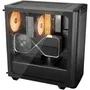Be Quiet! Boîtier PC Gamer ATX Pure Base 501 DX BGW76 Noir - Éclairage ARGB, 3 Ventilateurs 140 mm PWM, USB Type-C, Panneau Verre, Watercooling 360 mm