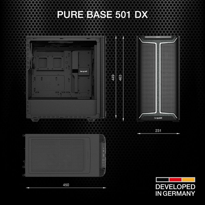 be quiet! Pure Base 501 DX Noir