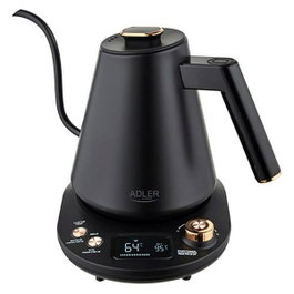 Adler Ad1349 Bouilloire en métal noir 1 L