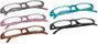 DUNLOP Lunettes de lecture en métal - Lot de couleurs assorties