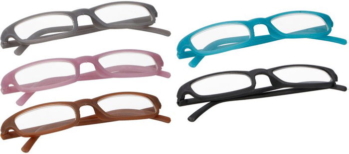 Lifetime Présentoir de 30 paires de lunettes de lecture vision, couleurs assorties
