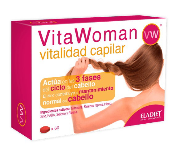 ELADIET VITA WOMAN Vitalité Capillaire 60 comprimés