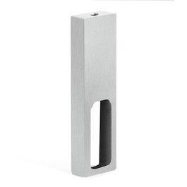 HERRAJES ALK Support de tube central 30-12 Plata mate / Mocca