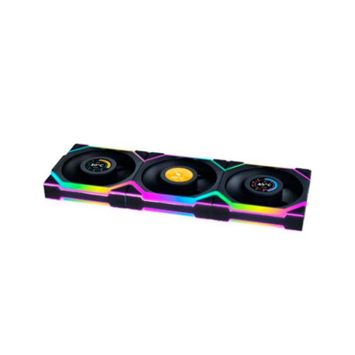 Lian Li G99.12SL1W3B.00 Pack 3 ventilateurs de boîtier UNI FAN SL120 120mm Noir PWM
