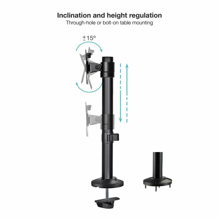 Support de table d'écran TooQ DB1131TN-B 17" 32" 8 kg