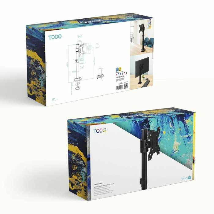 Support de table d'écran TooQ DB1131TN-B 17" 32" 8 kg