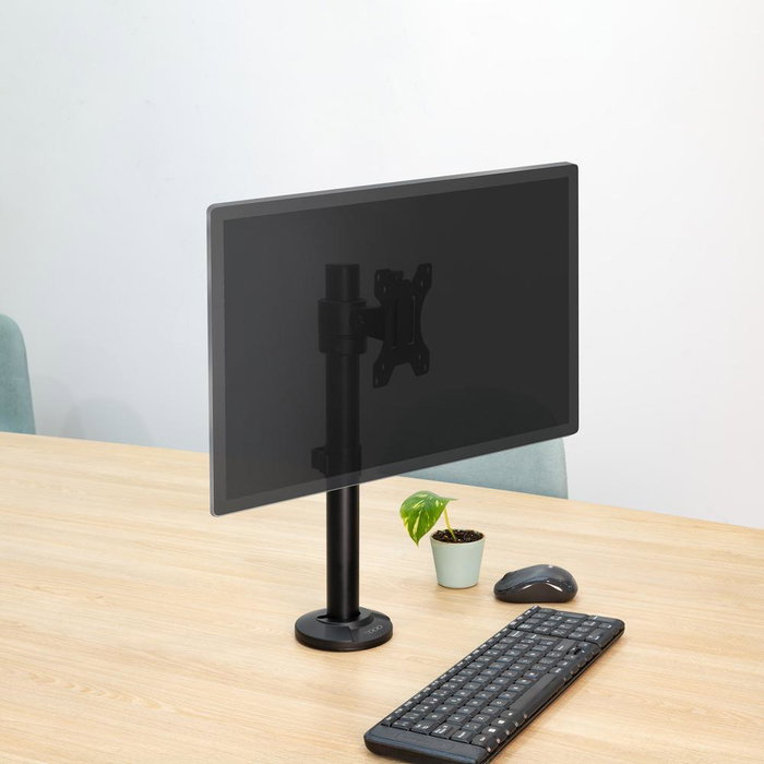 Tooq DB1131TN-B Support de table pour moniteur 17-32 pouces Noir avec gestion des câbles VESA 75x100