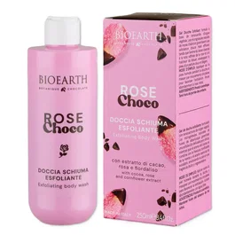Bioearth Rose Choco Gel douche Nettoyant & Exfoliant 250 ml