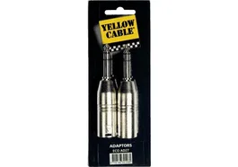 YELLOWCAB Adaptateur de 1/4? stéréo mâle vers 2 XLR mâles