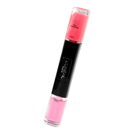 L'Oreal Paris Infallible Vernis à ongles 2-en-1 033 Guerrier rose (Pack de 2 x 5 ml)