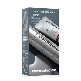 Dermalogica - Coffret Beauté avec Sérum Smart Response (30 ml), Crème Hydratante Dynamic Skin SPF 50 (7 ml) et Outil de Massage Gua Sha