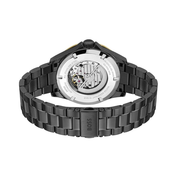Boss 1514203 - Montre automatique pour homme noire Boss 1514203 - Montre automatique pour homme noire