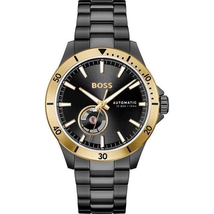 Boss 1514203 - Montre automatique pour homme noire Boss 1514203 - Montre automatique pour homme noire