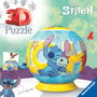 Ravensburger - Puzzle 3D Stitch Ball Disney - Technologie Easy Click - Puzzle à Assembler - À partir de 6 ans