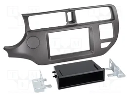 ACV Cadre de radio 2 DIN pour Kia Rio (2011-2015) anthracite