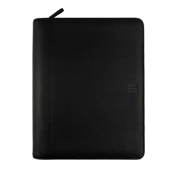 Porte-documents avec Fermeture éclair Finocam Andrea 26,5 x 33,5 x 4 cm Noir A4