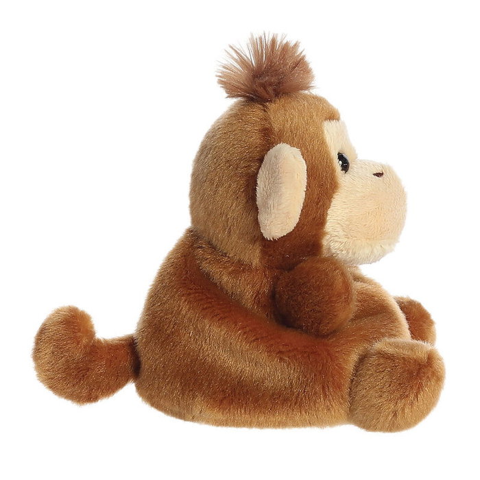 AURORA - Peluche Palm Pals Singe, 13 cm, Marqué CE, Jouet Doudou Enfant