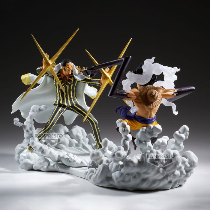 Banpresto One Piece Senkozekkei - Figurine Monkey D. Luffy Gear 4, PVC/ABS, 13-15 cm