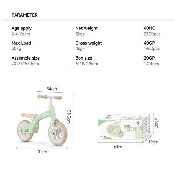 Tech Balance Bike Mingt 10" - Draisienne pour enfant 24 mois et plus, roues 10 pouces, marque Ociotrends Tech Balance Bike Mingt 10" - Draisienne pour enfant 24 mois et plus, roues 10 pouces, marque Ociotrends