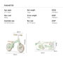 Tech Balance Bike Mingt 10" - Draisienne pour enfant 24 mois et plus, roues 10 pouces, marque Ociotrends