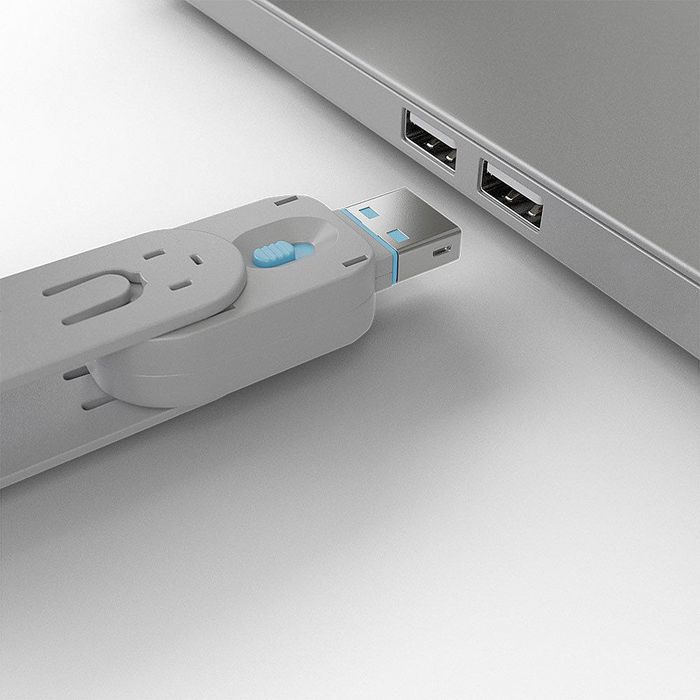 Lindy Clé pour bloqueur de port USB Type A, bleu - Clé unique pour verrouillage physique des ports USB
