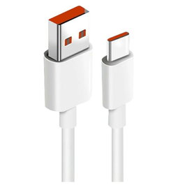 Xiaomi Câble USB-A vers USB-C 6A 1m Blanc BHR6032GL Charge Rapide et Transfert de Données