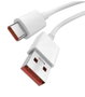 Xiaomi Câble USB-A vers USB-C 6A 1m Blanc BHR6032GL Charge Rapide et Transfert de Données