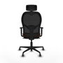 Piqueras y Crespo Chaise de Bureau 1D036G2 Marron Noir